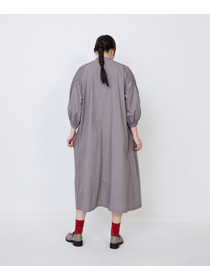 【LOISIR】｜2BUY10%OFF・3BUY20%OFF｜【9月ベストセラーブランド内1位】インドコットンポプリンハンドスモッキングワンピース 詳細画像 モカ 15