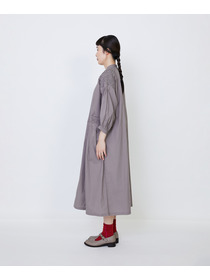 【LOISIR】｜2BUY10%OFF・3BUY20%OFF｜【9月ベストセラーブランド内1位】インドコットンポプリンハンドスモッキングワンピース 詳細画像 モカ 17