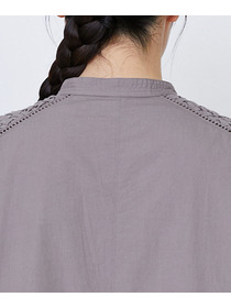 【LOISIR】｜2BUY10%OFF・3BUY20%OFF｜【9月ベストセラーブランド内1位】インドコットンポプリンハンドスモッキングワンピース 詳細画像 モカ 20