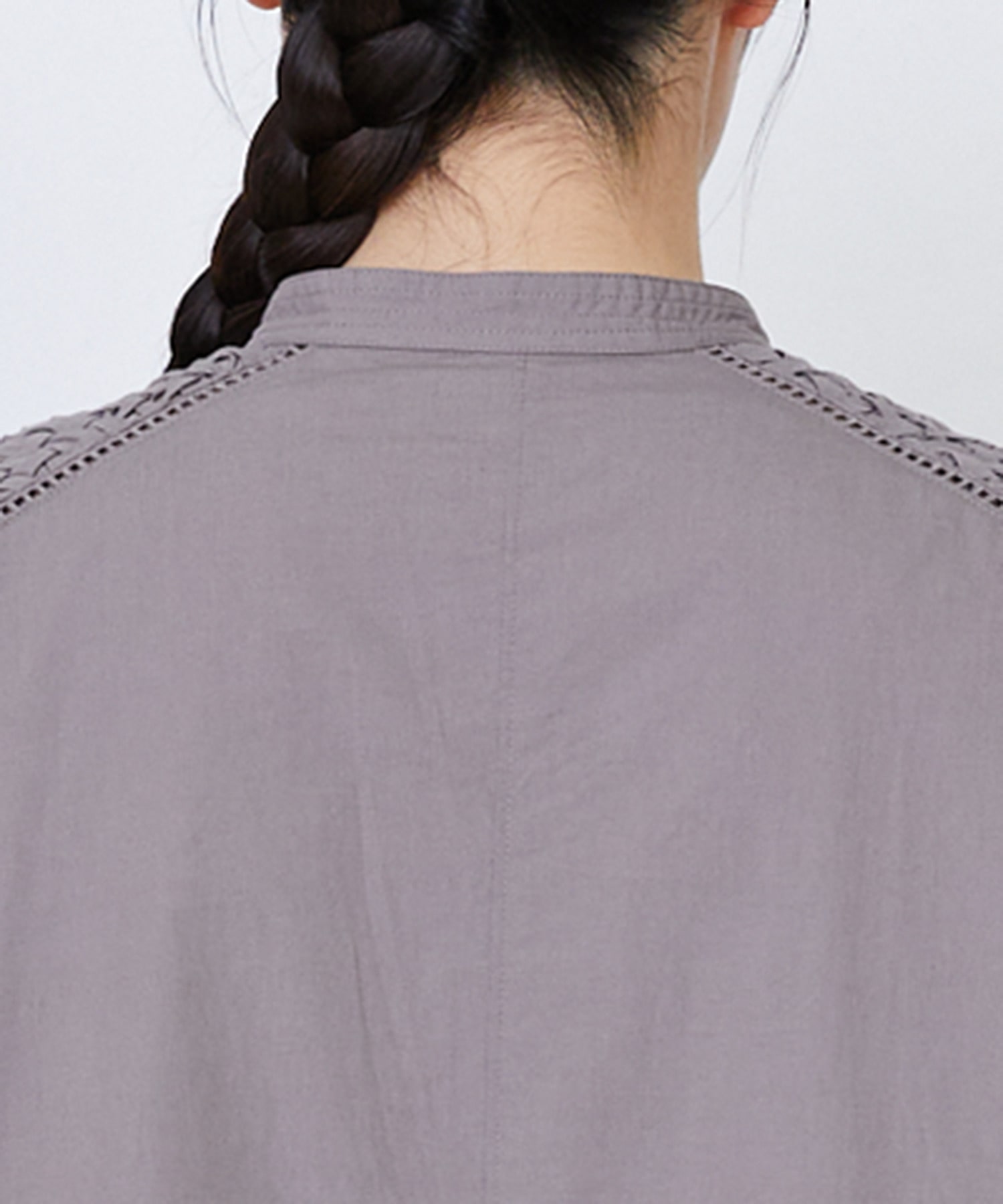 【LOISIR】｜2BUY10%OFF・3BUY20%OFF｜【9月ベストセラーブランド内1位】インドコットンポプリンハンドスモッキングワンピース 詳細画像 モカ 20