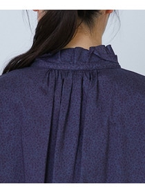 【LOISIR】｜2BUY10%OFF・3BUY20%OFF｜リバティプリントオーバーダイ二重フレアーカラーブラウス 詳細画像 A 18