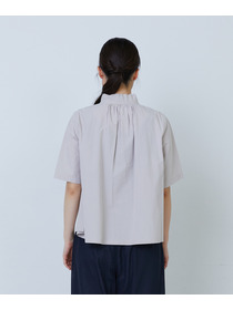 【LOISIR】コットンワッシャーローン二重フレアーカラーブラウス 詳細画像 ベージュ 9