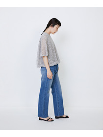 【LOISIR】｜2BUY10%OFF・3BUY20%OFF｜コットンケミカルレースバルーンブラウス 詳細画像 ブラック 12