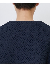 【LOISIR】｜2BUY10%OFF・3BUY20%OFF｜インドコットンポプリンハンドスモッキングブラウスジャケット 詳細画像 ブラック 20