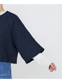 【LOISIR】｜2BUY10%OFF・3BUY20%OFF｜インドコットンポプリンハンドスモッキングブラウスジャケット 詳細画像 ブラック 21