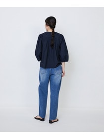 【LOISIR】｜2BUY10%OFF・3BUY20%OFF｜インドコットンポプリンハンドスモッキングブラウス 詳細画像 ブラック 16