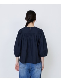 【LOISIR】｜2BUY10%OFF・3BUY20%OFF｜インドコットンポプリンハンドスモッキングブラウス 詳細画像 ブラック 19