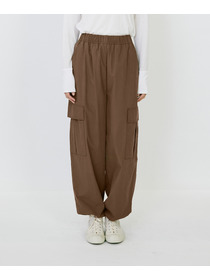 【LOISIR】｜2BUY10%OFF・3BUY20%OFF｜【MTサイズ有り】コットンポプリンパラシュートパンツ 詳細画像 ブラウン 27