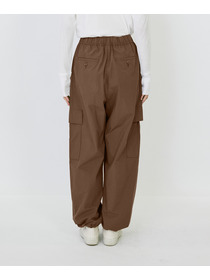 【LOISIR】｜2BUY10%OFF・3BUY20%OFF｜【MTサイズ有り】コットンポプリンパラシュートパンツ 詳細画像 ブラウン 29