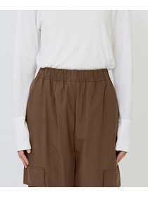 【LOISIR】｜2BUY10%OFF・3BUY20%OFF｜【MTサイズ有り】コットンポプリンパラシュートパンツ 詳細画像 ブラウン 33