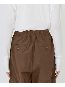 【LOISIR】｜2BUY10%OFF・3BUY20%OFF｜【MTサイズ有り】コットンポプリンパラシュートパンツ 詳細画像 ブラウン 34