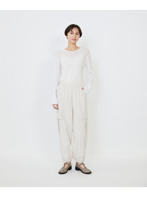 【LOISIR】｜2BUY10%OFF・3BUY20%OFF｜【MTサイズ有り】コットンポプリンパラシュートパンツ 詳細画像 ブラウン 4