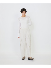 【LOISIR】｜2BUY10%OFF・3BUY20%OFF｜【MTサイズ有り】コットンポプリンパラシュートパンツ 詳細画像 ブラウン 8