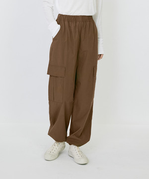 【LOISIR】｜2BUY10%OFF・3BUY20%OFF｜【MTサイズ有り】コットンポプリンパラシュートパンツ 詳細画像 ブラウン 1