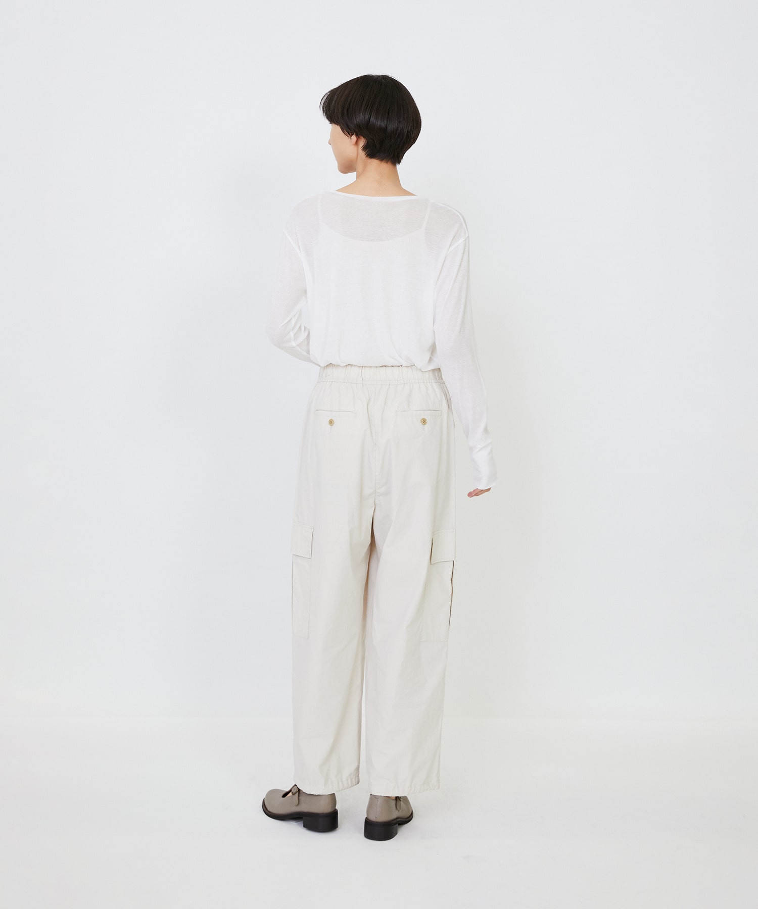 【LOISIR】｜2BUY10%OFF・3BUY20%OFF｜【MTサイズ有り】コットンポプリンパラシュートパンツ 詳細画像 ブラウン 10