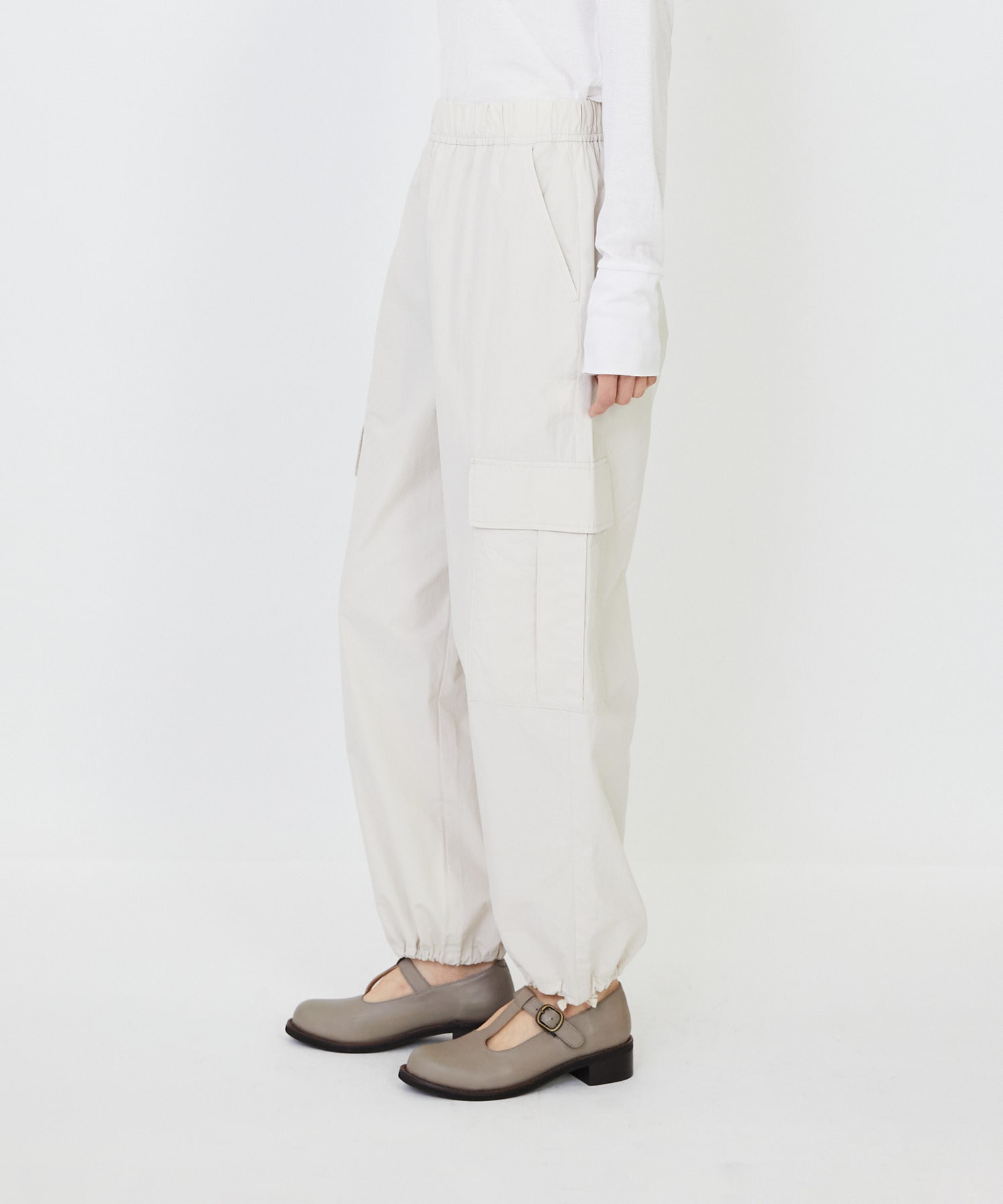 【LOISIR】｜2BUY10%OFF・3BUY20%OFF｜【MTサイズ有り】コットンポプリンパラシュートパンツ 詳細画像 ブラウン 12