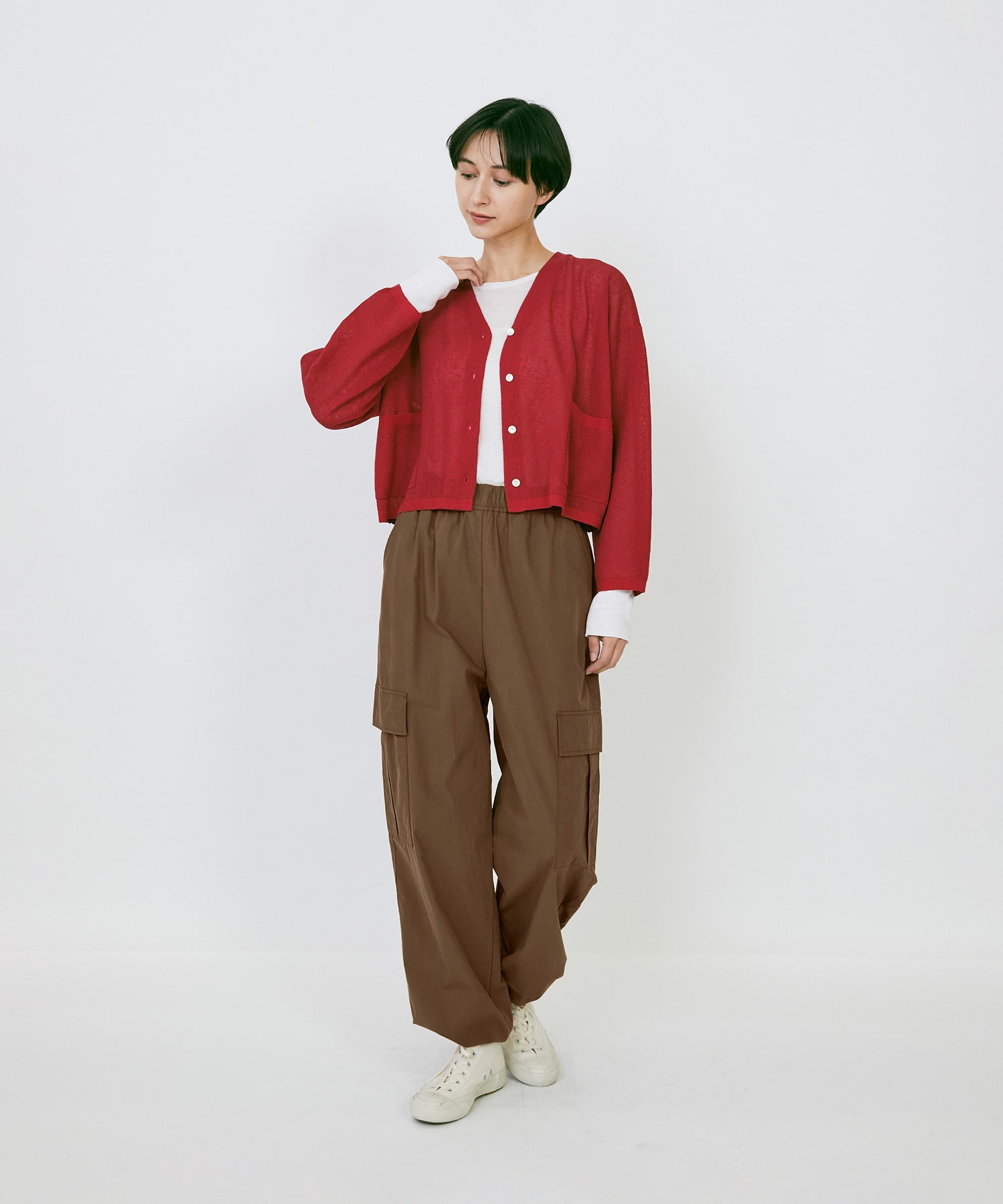 【LOISIR】｜2BUY10%OFF・3BUY20%OFF｜【MTサイズ有り】コットンポプリンパラシュートパンツ 詳細画像 ブラウン 18