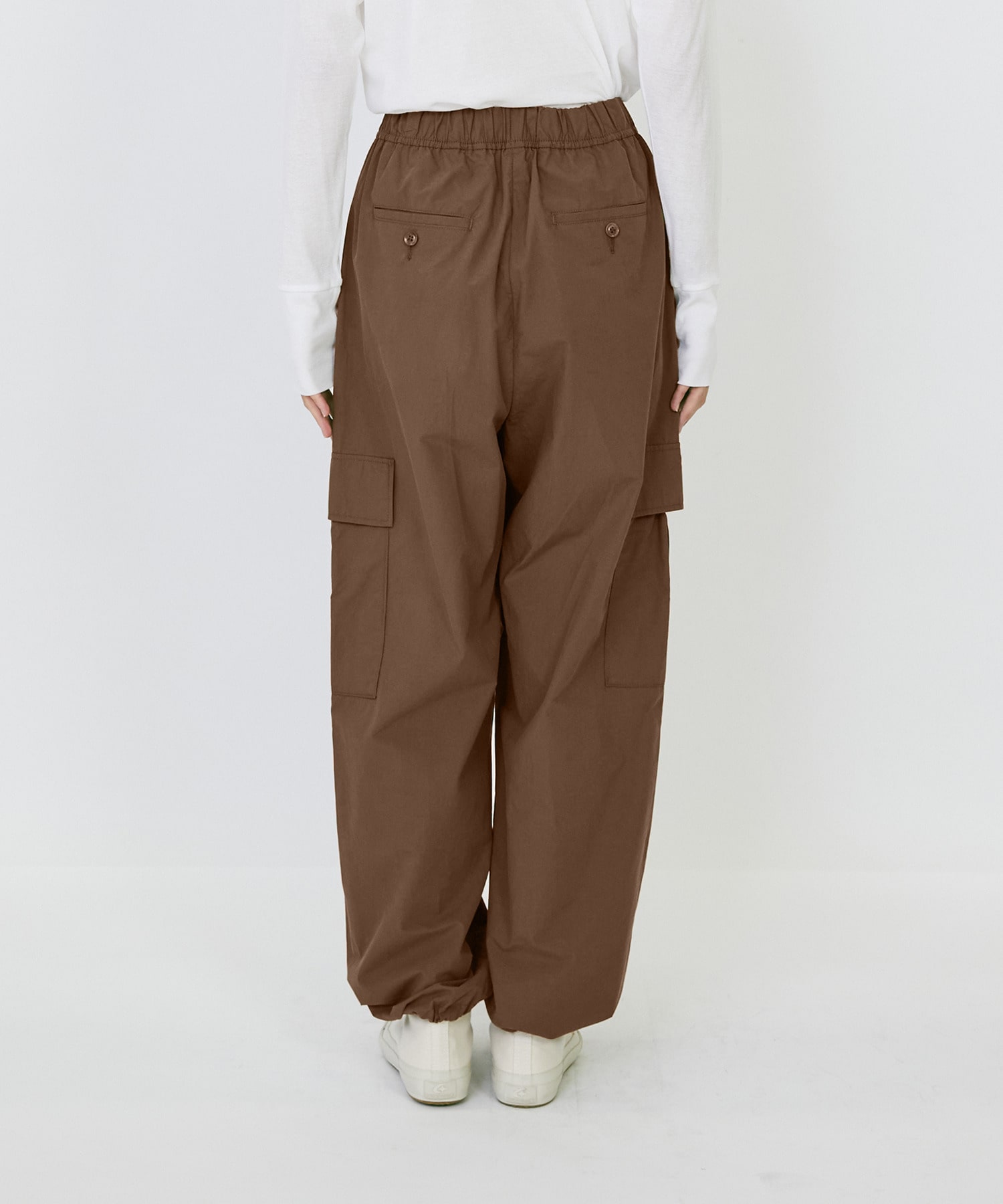 【LOISIR】｜2BUY10%OFF・3BUY20%OFF｜【MTサイズ有り】コットンポプリンパラシュートパンツ 詳細画像 ブラウン 29