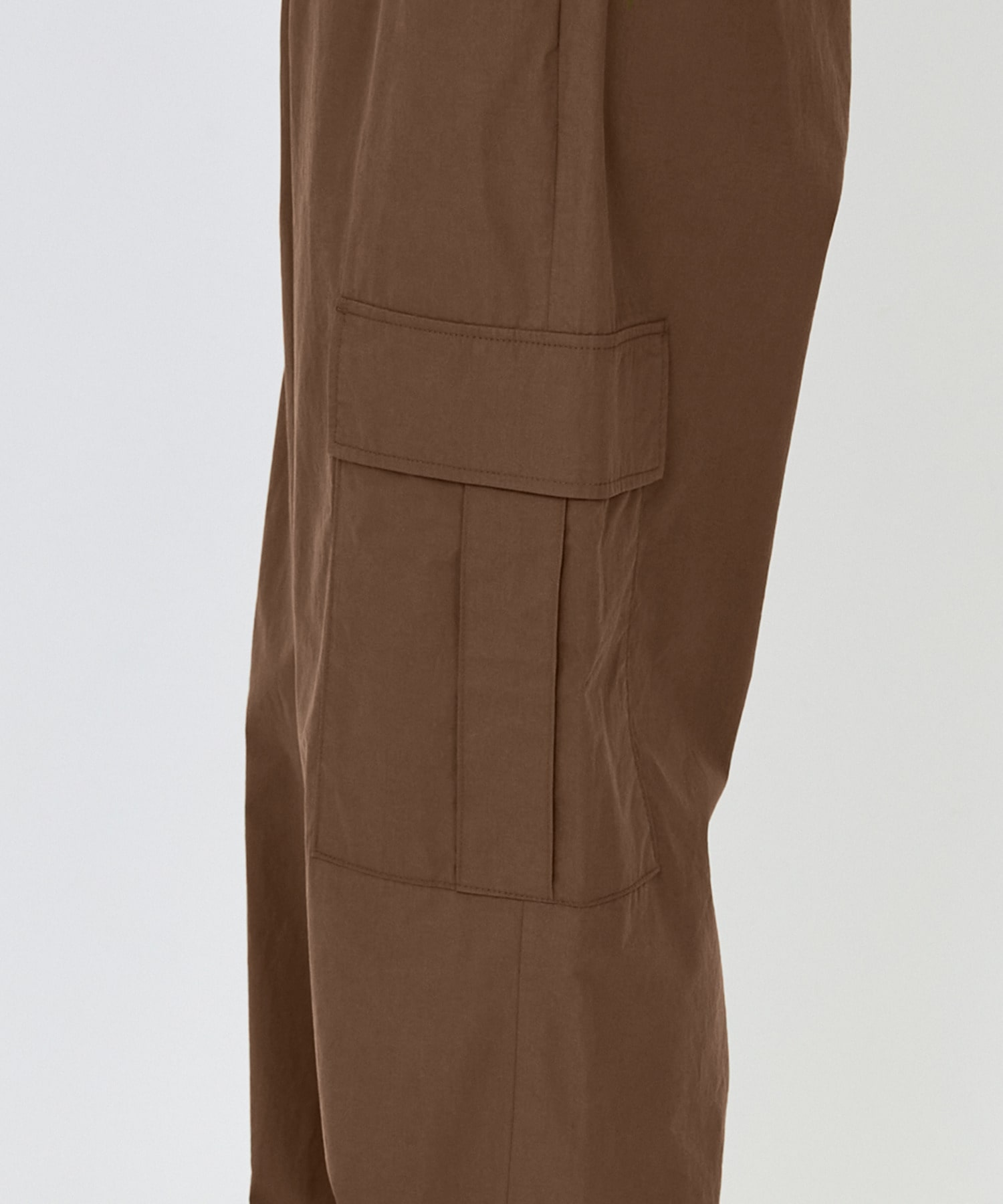 【LOISIR】｜2BUY10%OFF・3BUY20%OFF｜【MTサイズ有り】コットンポプリンパラシュートパンツ 詳細画像 ブラウン 36