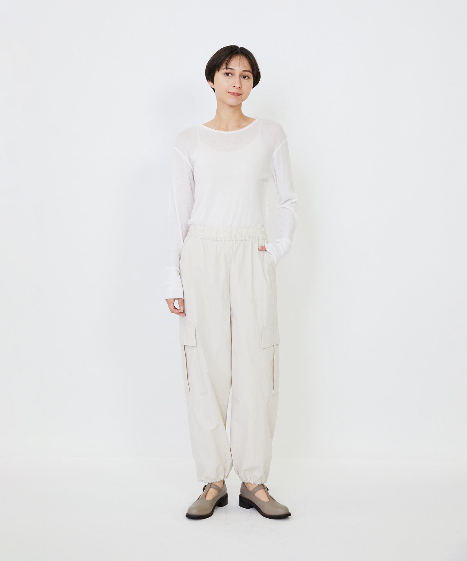 【LOISIR】｜2BUY10%OFF・3BUY20%OFF｜【MTサイズ有り】コットンポプリンパラシュートパンツ 詳細画像 ブラウン 4