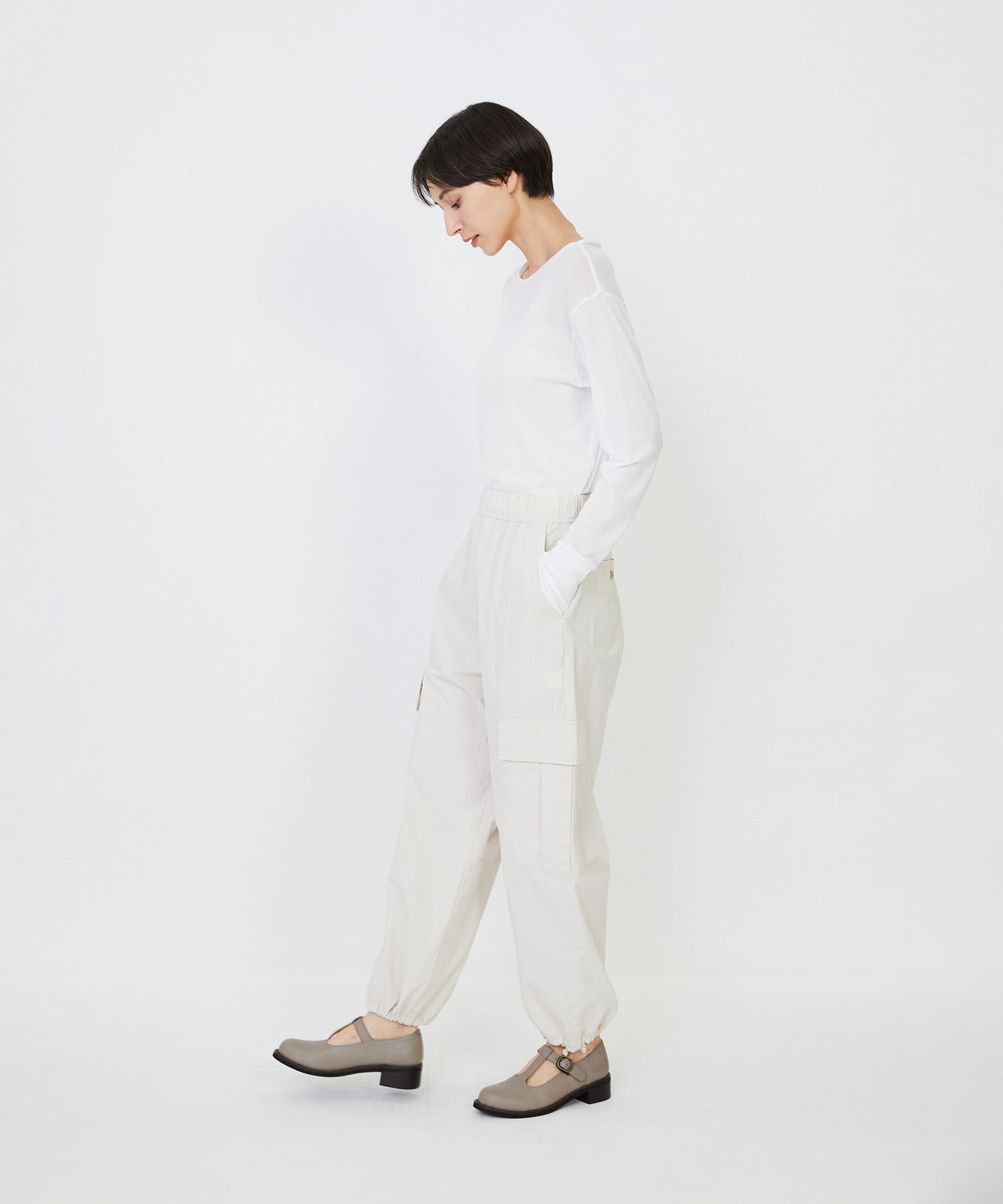 【LOISIR】｜2BUY10%OFF・3BUY20%OFF｜【MTサイズ有り】コットンポプリンパラシュートパンツ 詳細画像 ブラウン 5