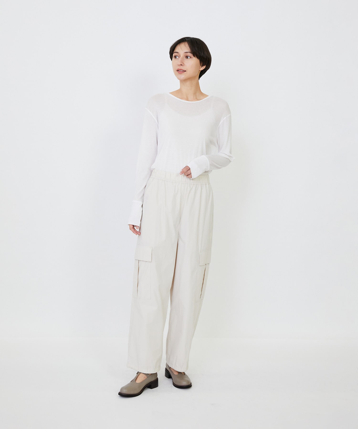 【LOISIR】｜2BUY10%OFF・3BUY20%OFF｜【MTサイズ有り】コットンポプリンパラシュートパンツ 詳細画像 ブラウン 7