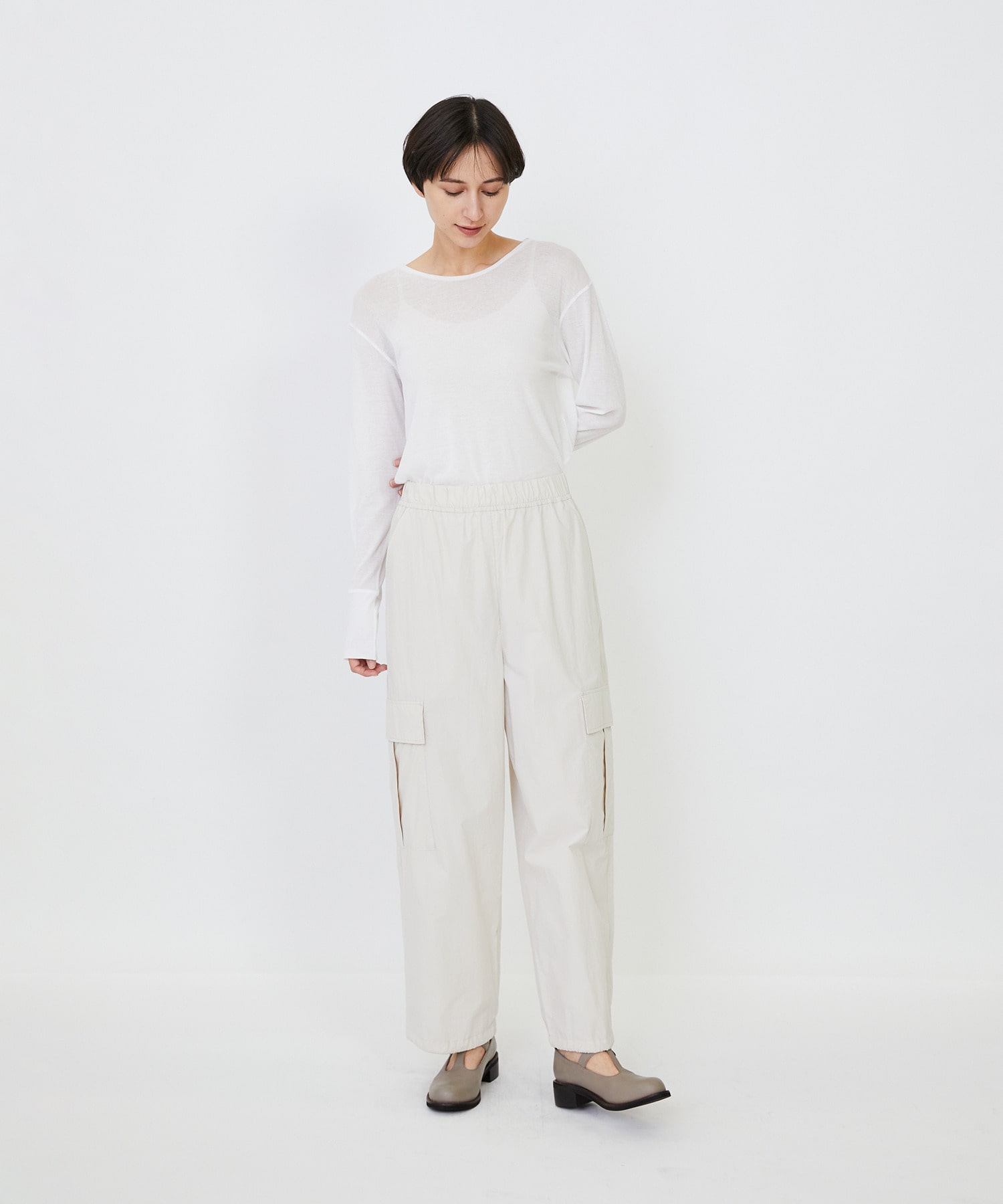 【LOISIR】｜2BUY10%OFF・3BUY20%OFF｜【MTサイズ有り】コットンポプリンパラシュートパンツ 詳細画像 ブラウン 8