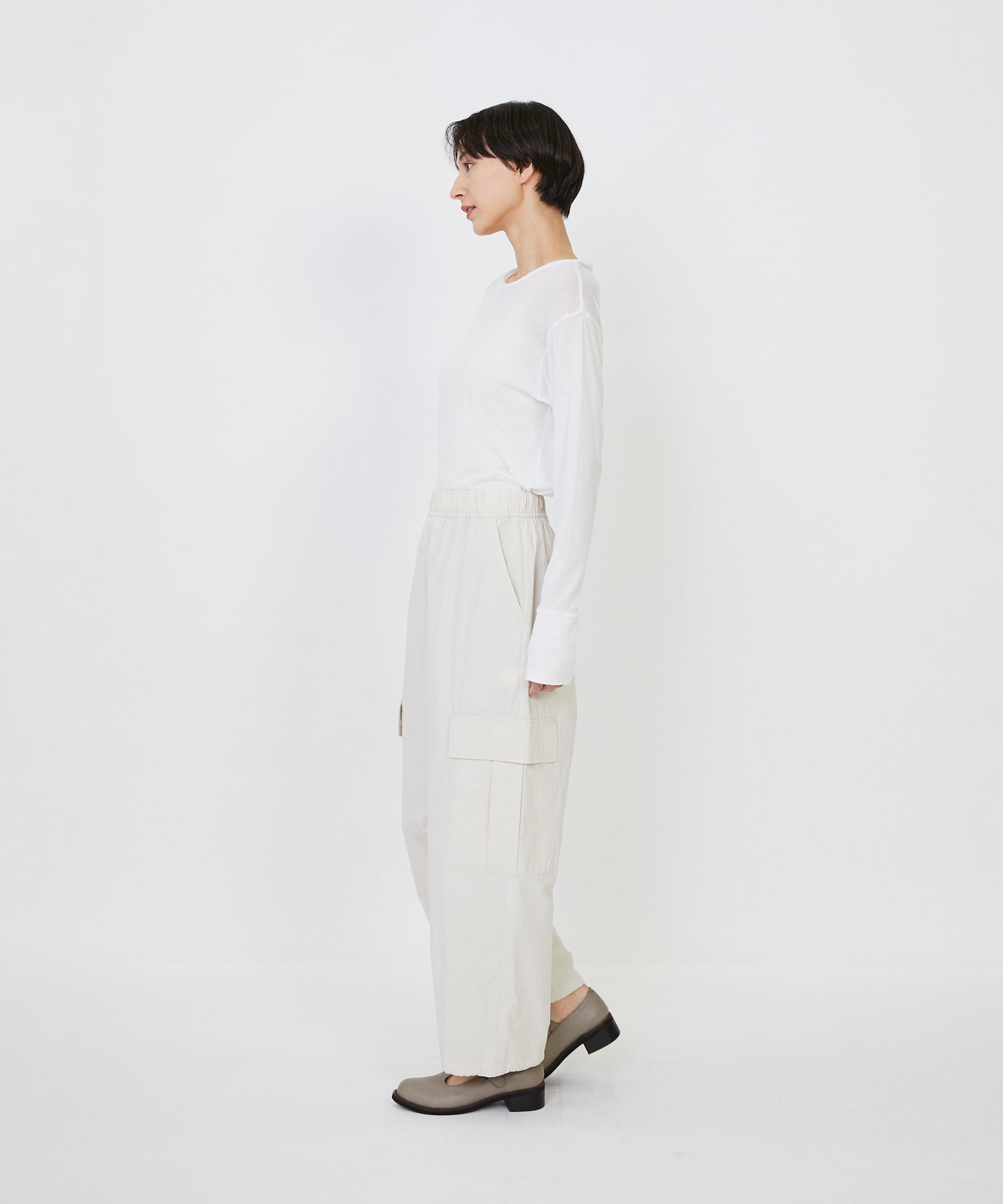 【LOISIR】｜2BUY10%OFF・3BUY20%OFF｜【MTサイズ有り】コットンポプリンパラシュートパンツ 詳細画像 ブラウン 9