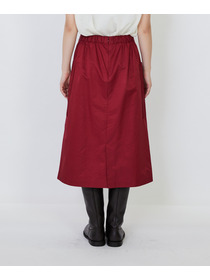 【LOISIR】【MTサイズ有り】エステルコットンタフタミモレスカート 詳細画像 ブラック 10