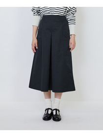 【LOISIR】【MTサイズ有り】エステルコットンタフタミモレスカート 詳細画像 ブラック 18