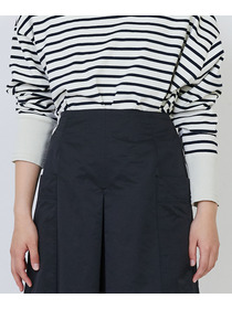 【LOISIR】【MTサイズ有り】エステルコットンタフタミモレスカート 詳細画像 ブラック 21