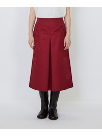 【LOISIR】【MTサイズ有り】エステルコットンタフタミモレスカート 詳細画像 ブラック 8