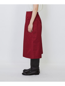 【LOISIR】【MTサイズ有り】エステルコットンタフタミモレスカート 詳細画像 ブラック 9