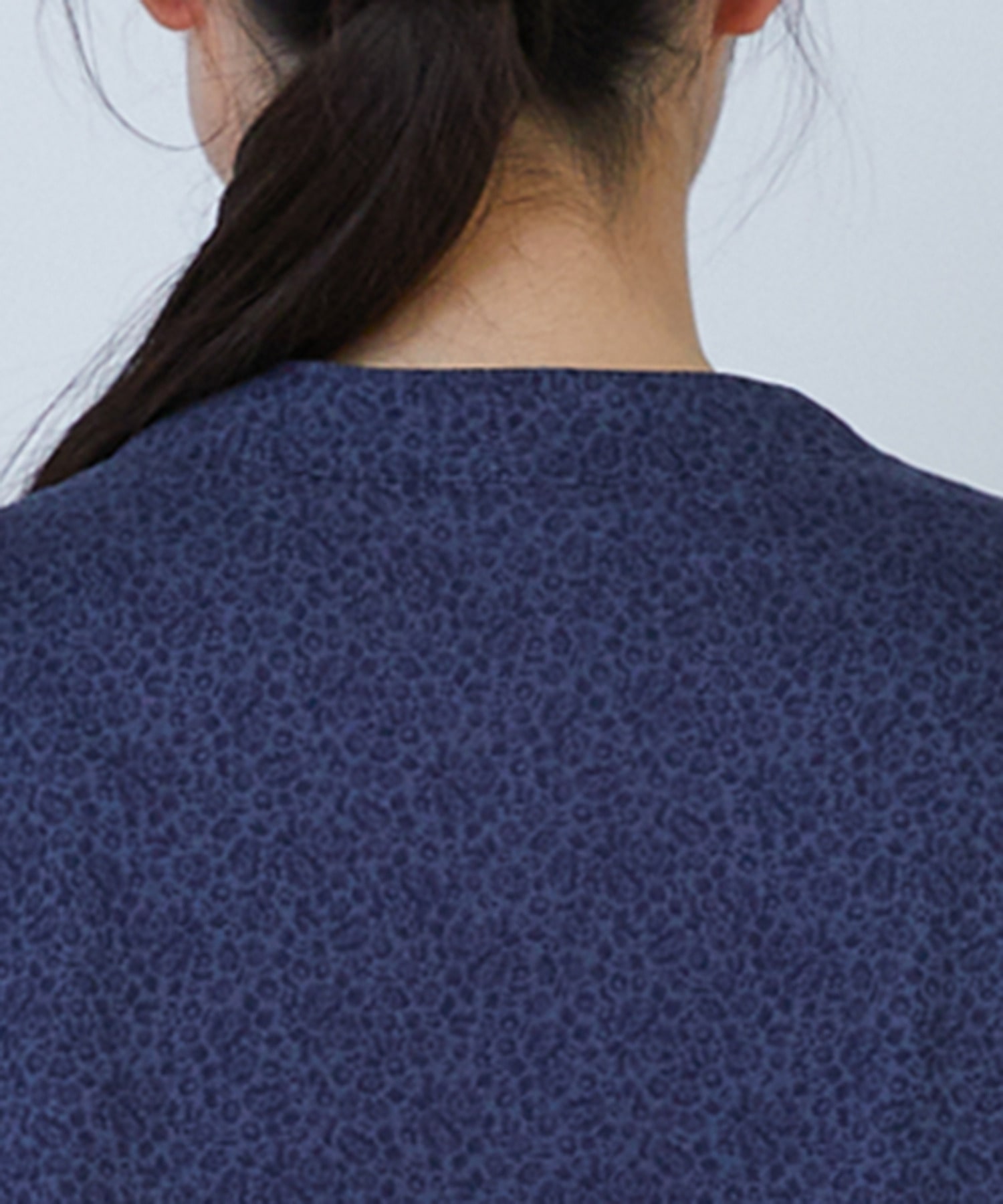 【LOISIR】リバティプリントオーバーダイベスト 詳細画像 ネイビー 12