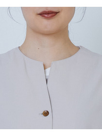 【LOISIR】コットンワッシャーローンベスト 詳細画像 ベージュ 10