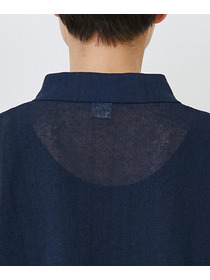 【LOISIR】エステルコットンリネンダブルジャカード編みニットポロ 詳細画像 レッド 25