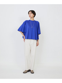 【LOISIR】オーガニックコットン天竺Aラインプルオーバー 詳細画像 ブラウン 11