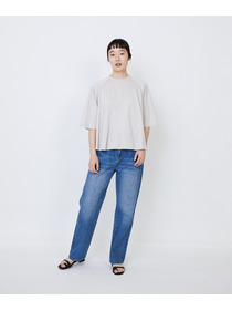 【LOISIR】オーガニックコットン天竺Aラインプルオーバー 詳細画像 ブラウン 2