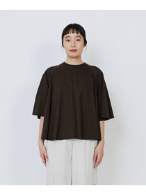 【LOISIR】オーガニックコットン天竺Aラインプルオーバー 詳細画像 ブラウン 22