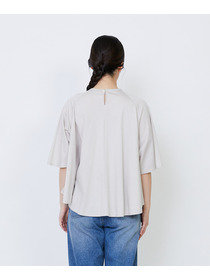 【LOISIR】オーガニックコットン天竺Aラインプルオーバー 詳細画像 ブラウン 8