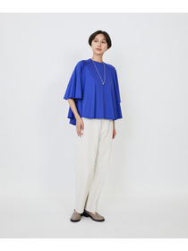 【LOISIR】オーガニックコットン天竺Aラインプルオーバー 詳細画像 ブラウン 9