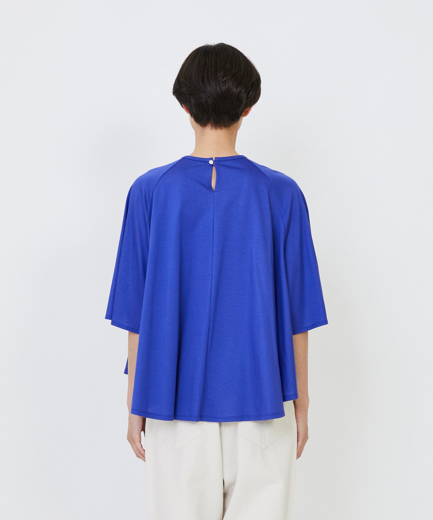 【LOISIR】オーガニックコットン天竺Aラインプルオーバー 詳細画像 ブラウン 16