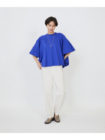 【LOISIR】バロックパール&times;天然石ラリエット風ネックレス 詳細画像 オフホワイト 2