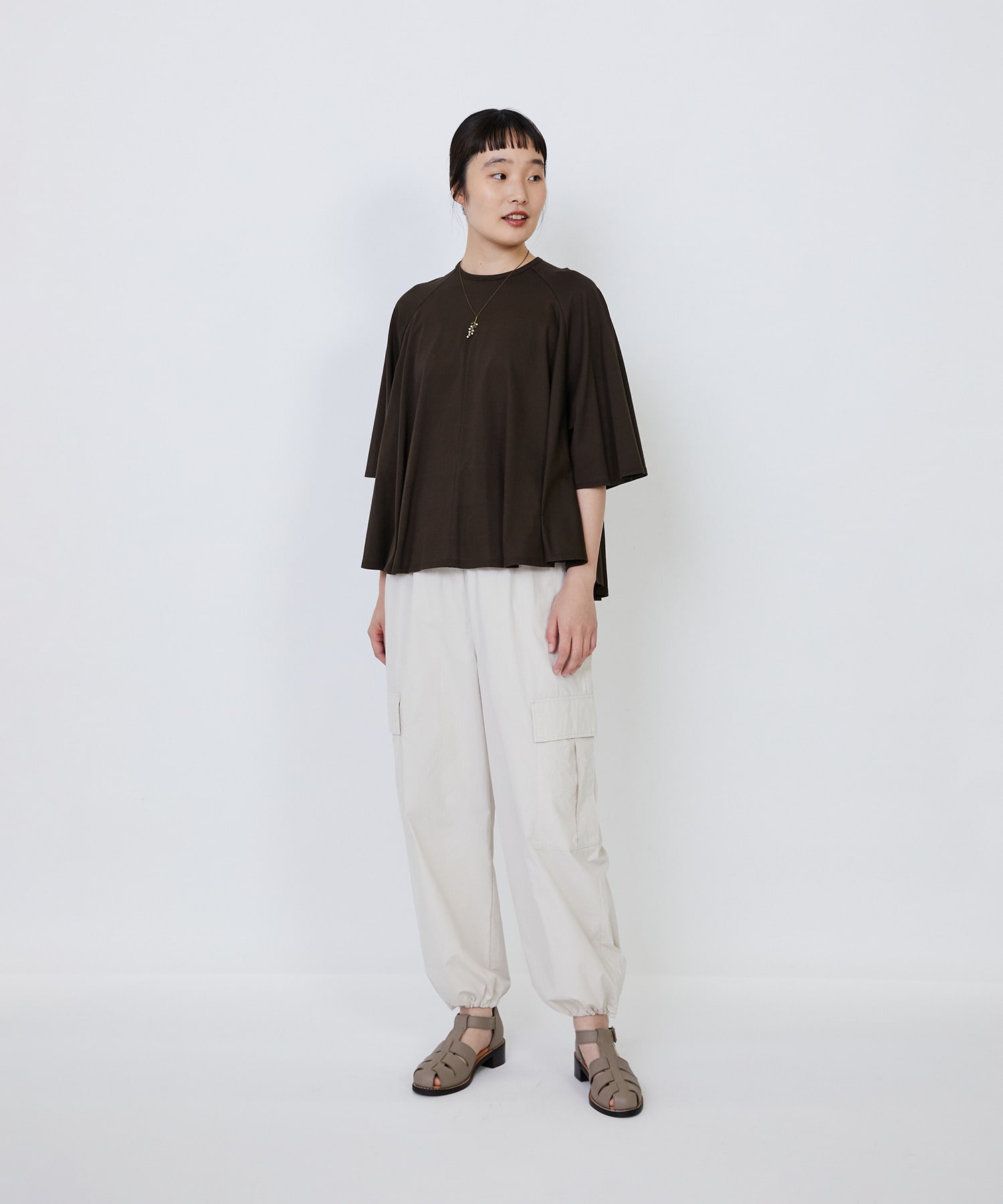 【LOISIR】ボタニカルワントップネックレス 詳細画像 オフホワイト 1