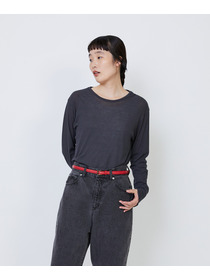 【LOISIR】細幅ベルト 詳細画像 ブラック 1