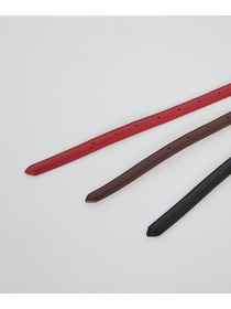 【LOISIR】細幅ベルト 詳細画像 ブラック 10