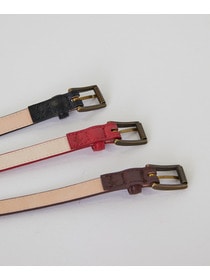 【LOISIR】細幅ベルト 詳細画像 ブラック 11