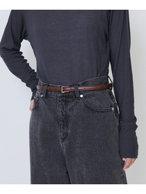 【LOISIR】細幅ベルト 詳細画像 ブラック 6