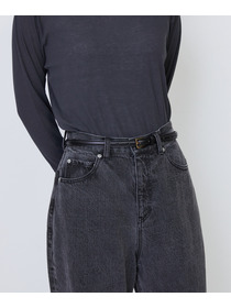 【LOISIR】細幅ベルト 詳細画像 ブラック 8