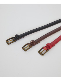 【LOISIR】細幅ベルト 詳細画像 ブラック 9